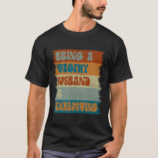 Lustiger Ehemann Ehefrau Heirat Humor Ehemann Glüc T-Shirt