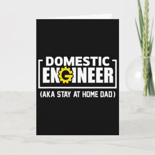 Lustiger Ehemann Heimwerker Stay At Home Dad F Karte