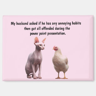 Lustiger Ehemann Humor Magnet