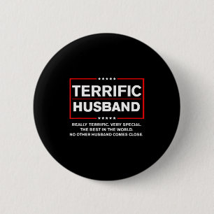 Lustiger Ehemann Trump Terrific Ehemann Trump Button