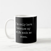 Lustiger Ehemann von Ehefrau Geschenk Kaffeetasse (Links)