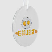 Lustiger Ei-Liebhaber Ornament (Vorderseite)