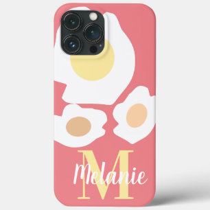 Lustiger Ei-Muster-Name Pink Case-Mate iPhone Hülle