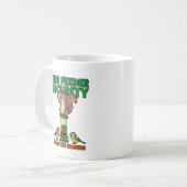 Lustiger Eichhörnchen-Becher für Vogelfutterplatz- Kaffeetasse (Vorderseite Links)