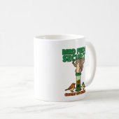 Lustiger Eichhörnchen-Kaffeebecher zur Vogelfutter Kaffeetasse (VorderseiteRechts)