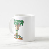 Lustiger Eichhörnchen-Kaffeebecher zur Vogelfutter Kaffeetasse (Vorderseite Links)
