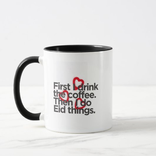 Lustiger Eid-Tassengeschenk Tasse (Links)