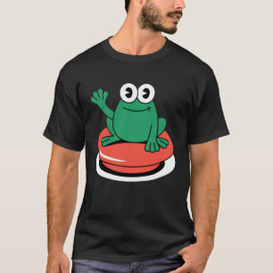 Lustiger Eidechsen-Button-Meme Weirdcore-Tier T-Shirt