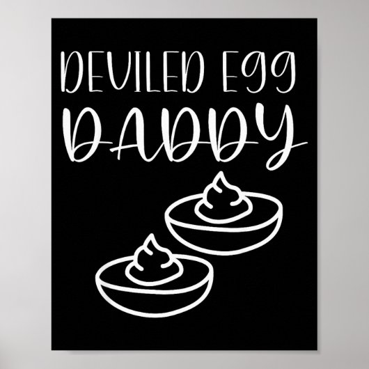 Lustiger Eier-Daddy Poster (Vorne)
