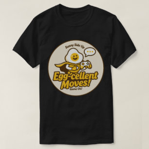 Lustiger Eier-Gamer "Ei-tolle Züge! Spiel läuft!" T-Shirt