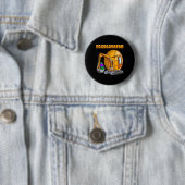 Lustiger Eierbagger Süßer Bagger Ostern Liebhaber Button (Beispiel)