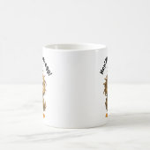 Lustiger Eierverteidiger Kaffeetasse (Mittel)