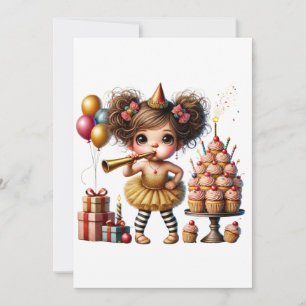 Lustiger eigenartiger Gnom Geburtstag Karte