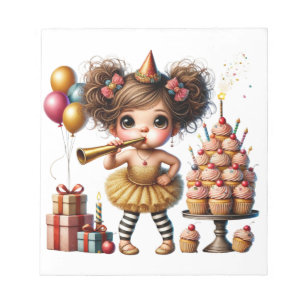Lustiger eigenartiger Gnom Geburtstag Notizblock