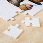 Lustiger eigenartiger Gnom Geburtstag Puzzle (Seite)