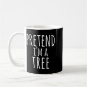 Lustiger Einfacher Fauler Halloween Tun So Als Ob  Kaffeetasse (Links)