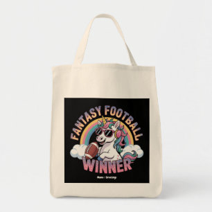 Lustiger Einhorn Fantasy Football Gewinner 2025 St Tragetasche