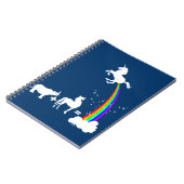 Lustiger Einhornursprung Notizblock (Linke Seite)