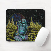 Lustiger einsamer Roboter mousepad Entwurf (Mit Mouse)