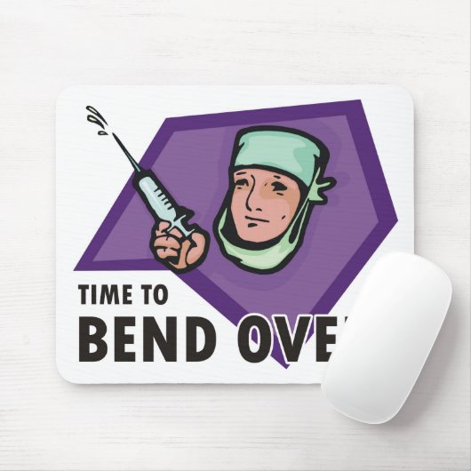 Lustiger Einspritzungsdoktor/Krankenschwester - Mousepad (Mit Mouse)