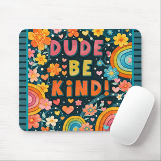 Lustiger Einzigartiger Regenbogen-Typ Freundlich T Mousepad