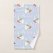 lustiger Eisbär santa Badhandtuch Set (Handtuch)