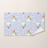 lustiger Eisbär santa Badhandtuch Set (Handtuch)