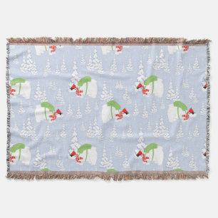 lustiger Eisbär santa Decke