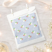 lustiger Eisbär santa Geschenktütchen (Ausgeschnitten)
