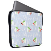 lustiger Eisbär santa Laptopschutzhülle (Vorne Rechts)