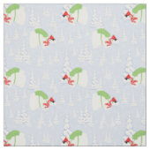 lustiger Eisbär santa Stoff (Muster)