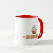 Lustiger Eiscreme-Eiscremebecher Tasse (VorderseiteRechts)
