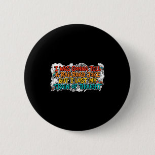 Lustiger Eisenbahn- und Zugwitzekostüm für Jungen Button