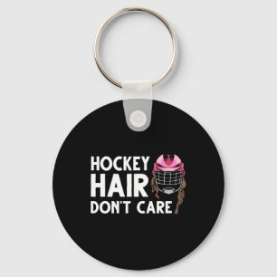 Lustiger Eishockey für Frauen Mädchen Feldhockey H Schlüsselanhänger
