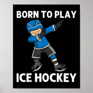 Lustiger Eishockey für Männer Frauen Feld Rink Ndy Poster