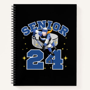 Lustiger Eishockey Senior 2024 Notizblock