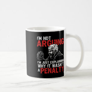 Lustiger Eishockeyspieler Sport Humor  Kaffeetasse