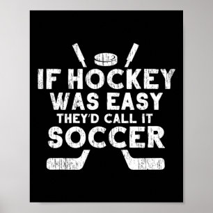 Lustiger Eishockeyspieler Torwart Sportgeschenk Mä Poster
