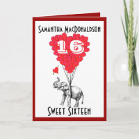 Lustiger Elefant 16. Geburtstag