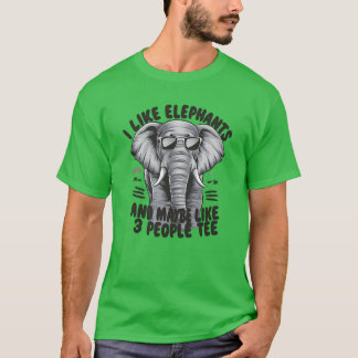 LUSTIGER ELEFANT für Tierliebhaber vintage T-Shirt