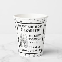 Lustiger Elefant Geburtstagsparty Papiertasse