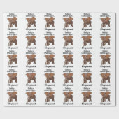 Lustiger Elefant Geschenkpapier (Flach)