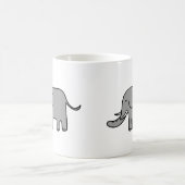 Lustiger Elefant Kaffeetasse (Mittel)