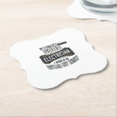 Lustiger Elektriker Vintage Gravur Zitat Design Untersetzer (angewinkelt)