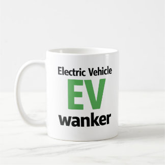 Lustiger Elektroauto-Wanker-Becher Elektrisches Fa Kaffeetasse
