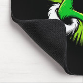 Lustiger Elf Herz Hände Liebe Weihnachten Mousepad (Ecke)