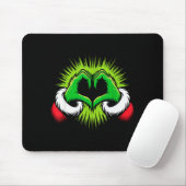 Lustiger Elf Herz Hände Liebe Weihnachten Mousepad (Mit Mouse)