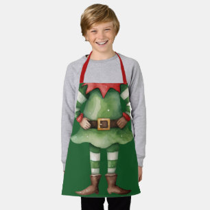 Lustiger Elf-Körper-Weihnachten Schürze