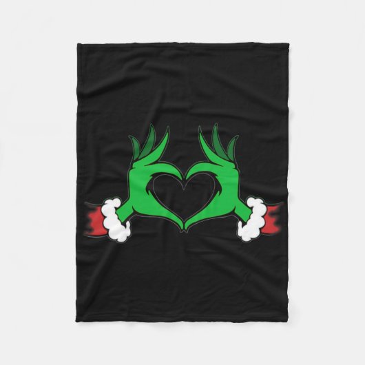 Lustiger Elf Weihnachten Fleecedecke (Vorderseite)