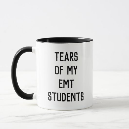 Lustiger EMT-Dozent Tasse (Links)